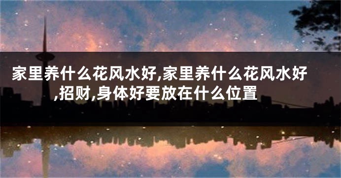 家里养什么花风水好,家里养什么花风水好,招财,身体好要放在什么位置