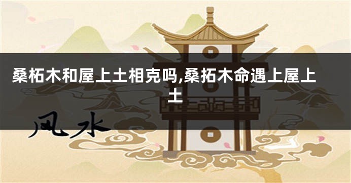 桑柘木和屋上土相克吗,桑拓木命遇上屋上土