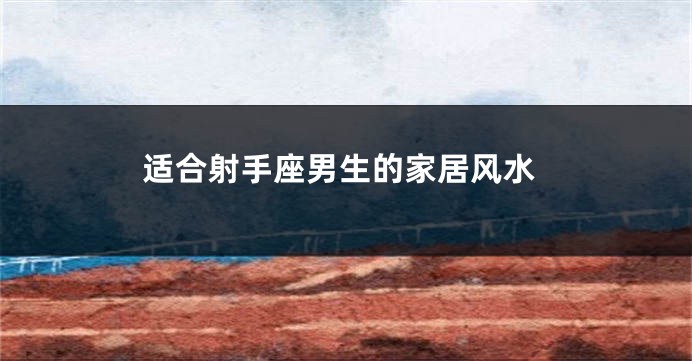 适合射手座男生的家居风水