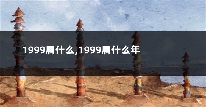 1999属什么,1999属什么年