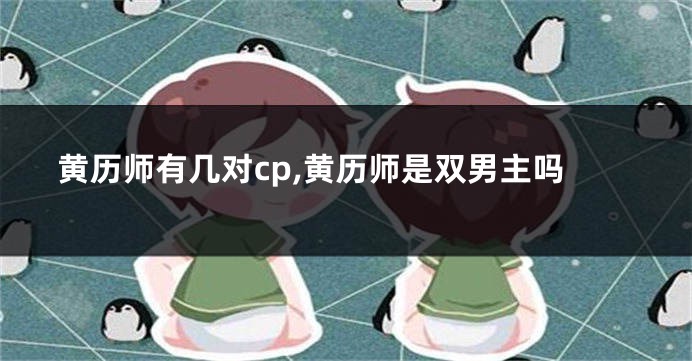 黄历师有几对cp,黄历师是双男主吗