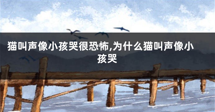 猫叫声像小孩哭很恐怖,为什么猫叫声像小孩哭