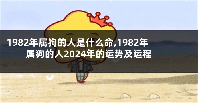 1982年属狗的人是什么命,1982年属狗的人2024年的运势及运程