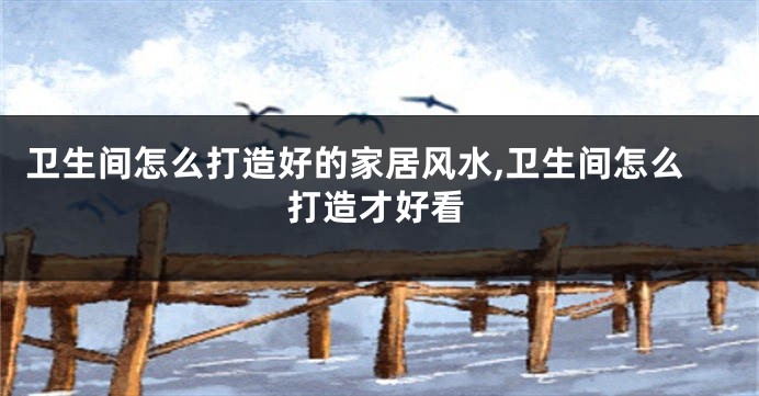 卫生间怎么打造好的家居风水,卫生间怎么打造才好看