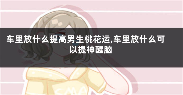 车里放什么提高男生桃花运,车里放什么可以提神醒脑