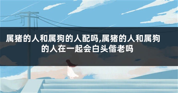 属猪的人和属狗的人配吗,属猪的人和属狗的人在一起会白头偕老吗