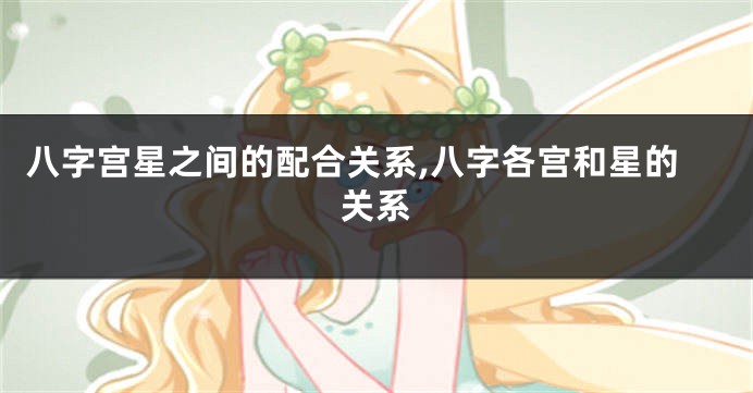 八字宫星之间的配合关系,八字各宫和星的关系
