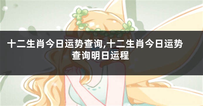 十二生肖今日运势查询,十二生肖今日运势查询明日运程