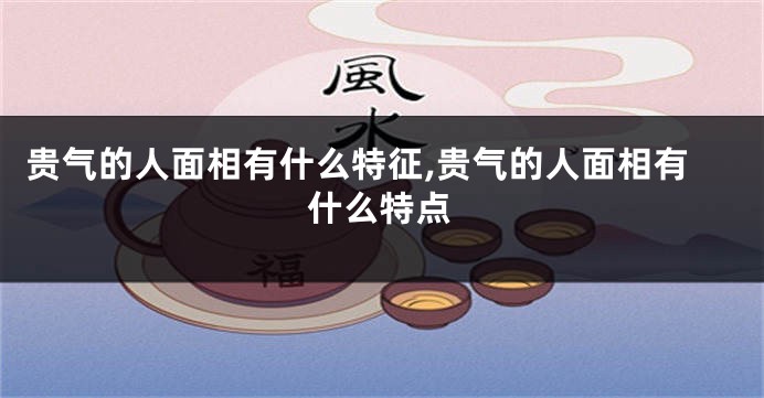 贵气的人面相有什么特征,贵气的人面相有什么特点