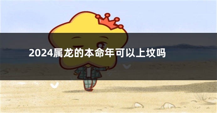 2024属龙的本命年可以上坟吗