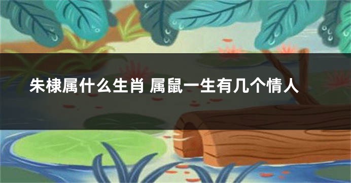 朱棣属什么生肖 属鼠一生有几个情人