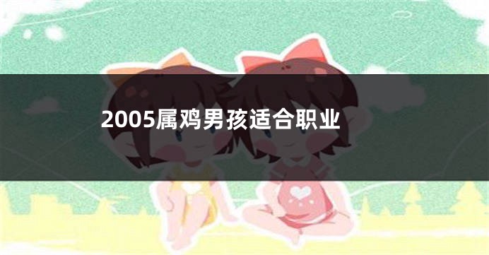2005属鸡男孩适合职业