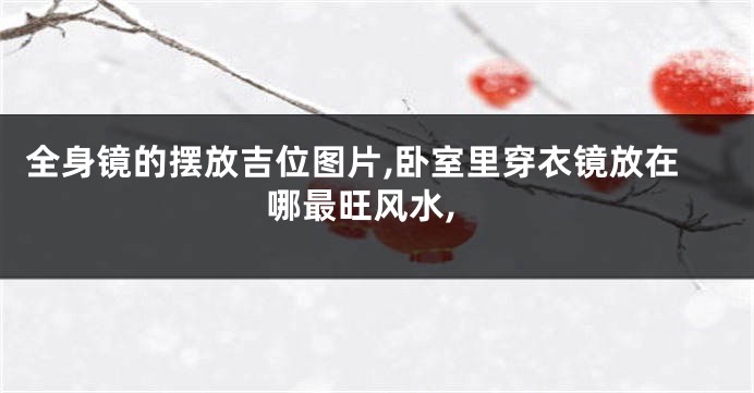 全身镜的摆放吉位图片,卧室里穿衣镜放在哪最旺风水,