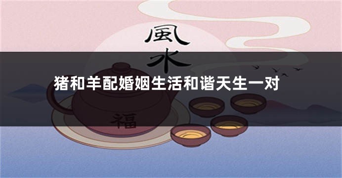 猪和羊配婚姻生活和谐天生一对