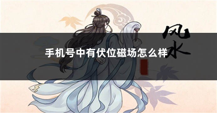 手机号中有伏位磁场怎么样