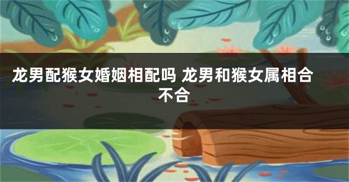 龙男配猴女婚姻相配吗 龙男和猴女属相合不合