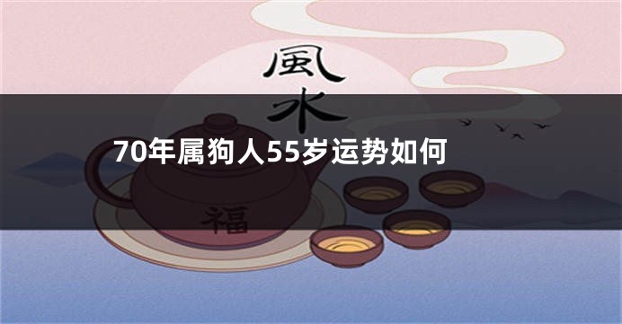 70年属狗人55岁运势如何