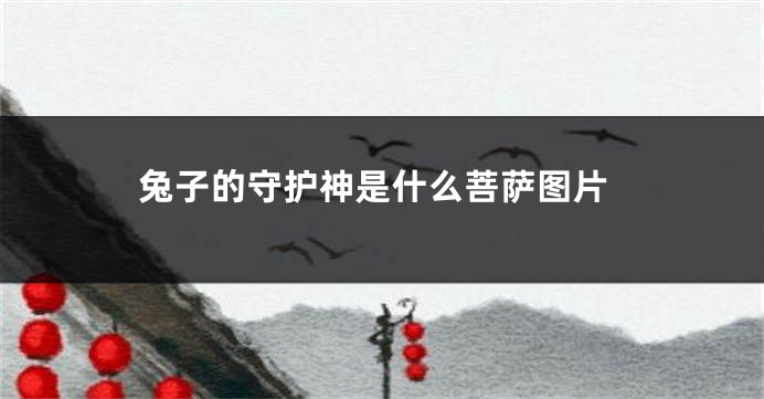 兔子的守护神是什么菩萨图片