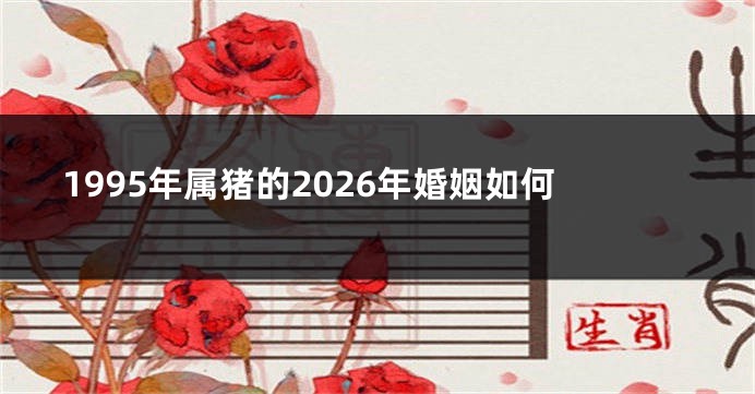1995年属猪的2026年婚姻如何