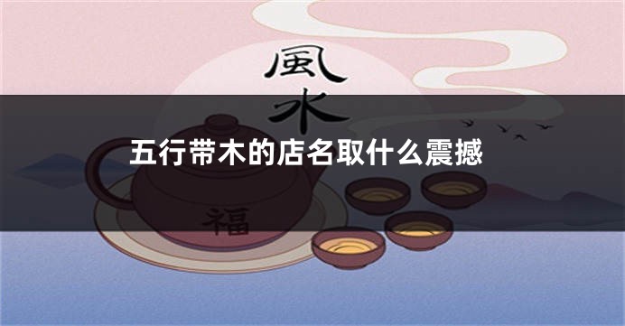 五行带木的店名取什么震撼