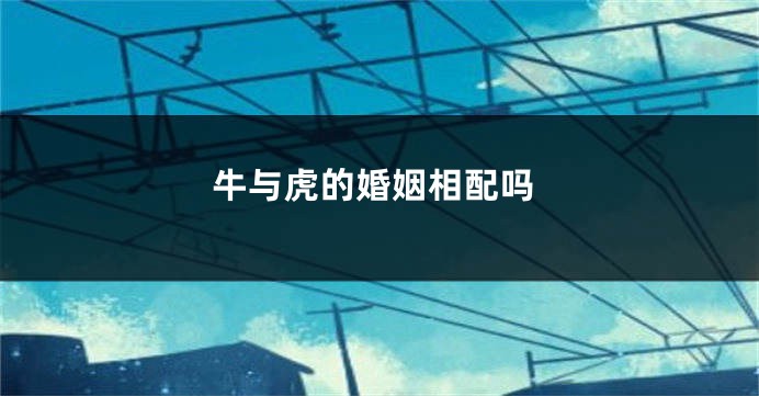牛与虎的婚姻相配吗