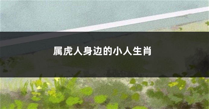 属虎人身边的小人生肖