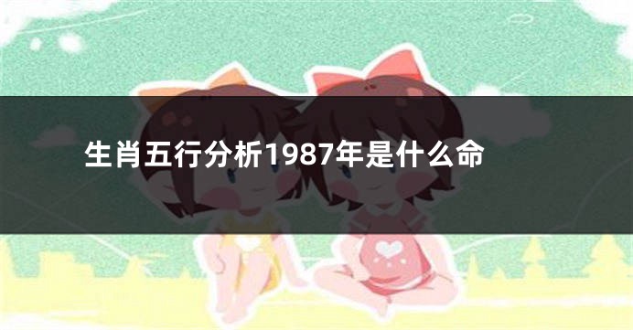 生肖五行分析1987年是什么命