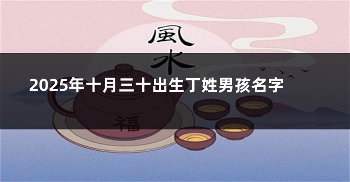 2025年十月三十出生丁姓男孩名字