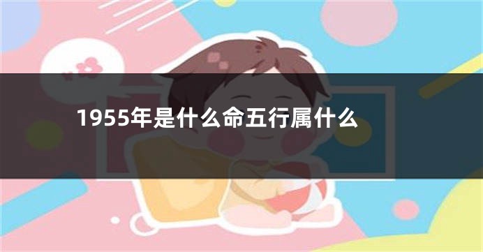 1955年是什么命五行属什么
