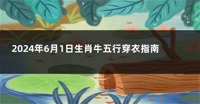 2024年6月1日生肖牛五行穿衣指南