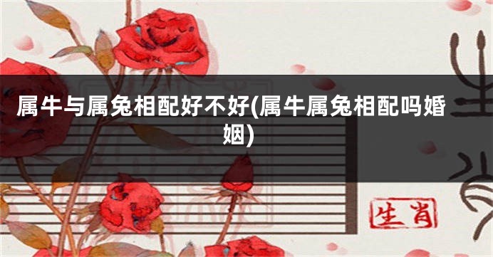 属牛与属兔相配好不好(属牛属兔相配吗婚姻)