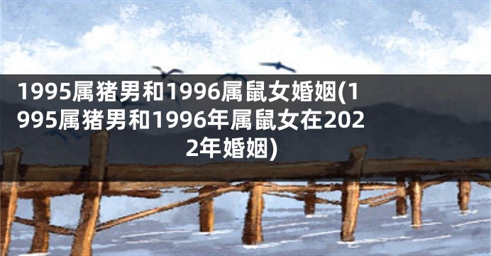 1995属猪男和1996属鼠女婚姻(1995属猪男和1996年属鼠女在2022年婚姻)