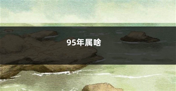95年属啥